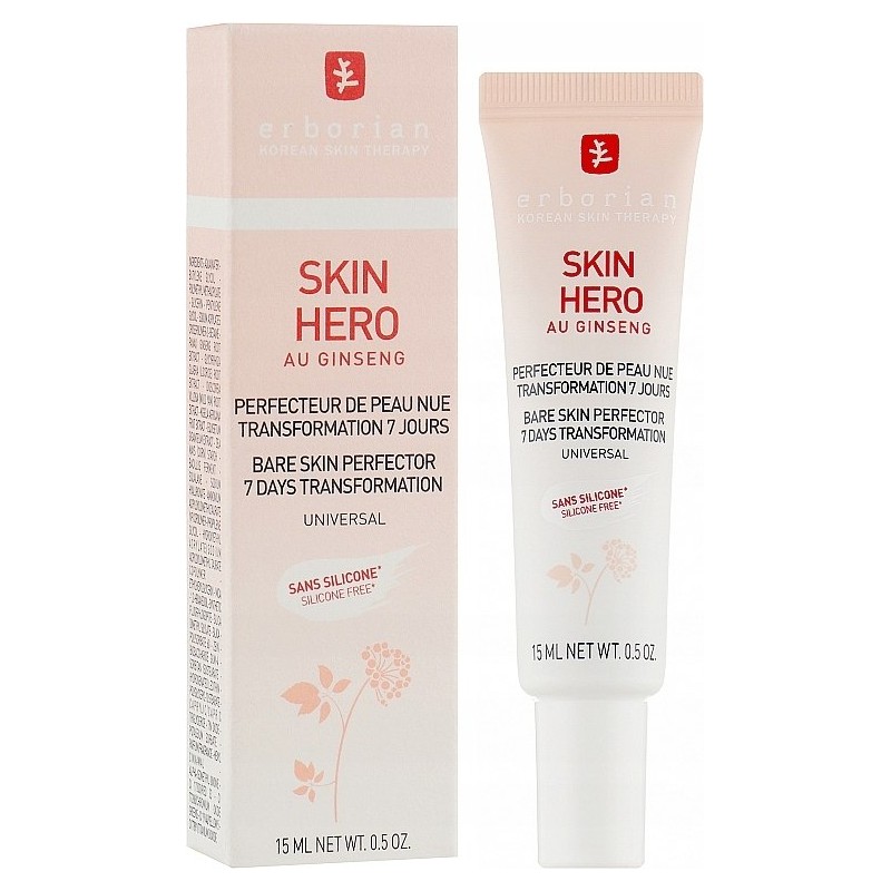 Erborian Skin Hero Bare Skin Perfector emulsja do twarzy 15 ml wygładzająca