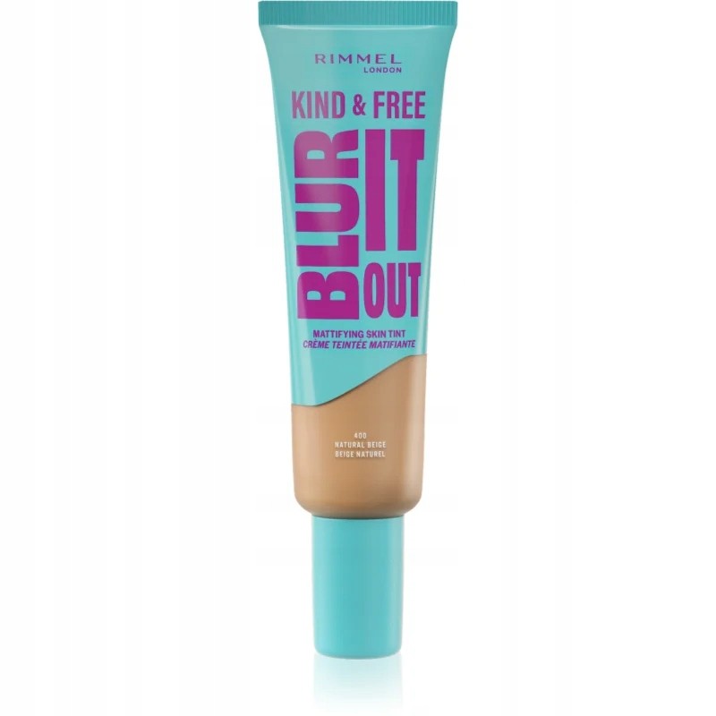 Rimmel Kind & Free Blur It Out lekki podkład matujący 400 natural beige