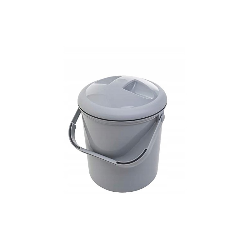 Outlet Wiaderko na pieluszki Rotho Babydesign 26×26×31 cm szary 10L