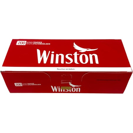 Outlet Gilzy papierosowe Winston smak bezsmakowy 200 szt.