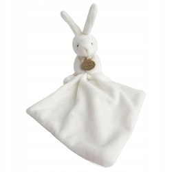 Outlet Doudou et Compagnie 303 przytulanka zajączek z chusteczką 10x10 cm