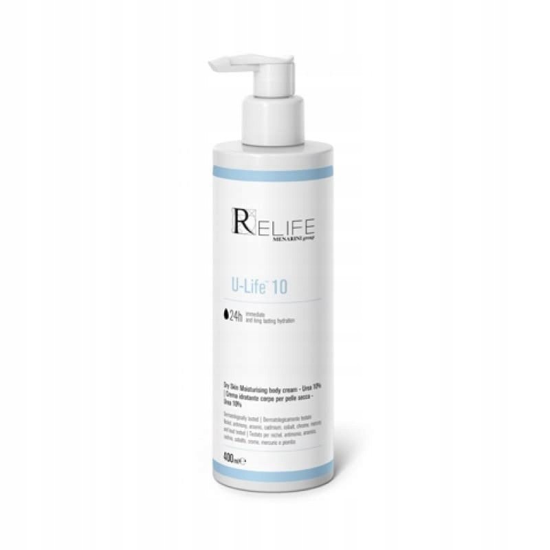 Relife U-Life 10 balsam do ciała 400 ml z mocznikiem 10% do suchej skóry
