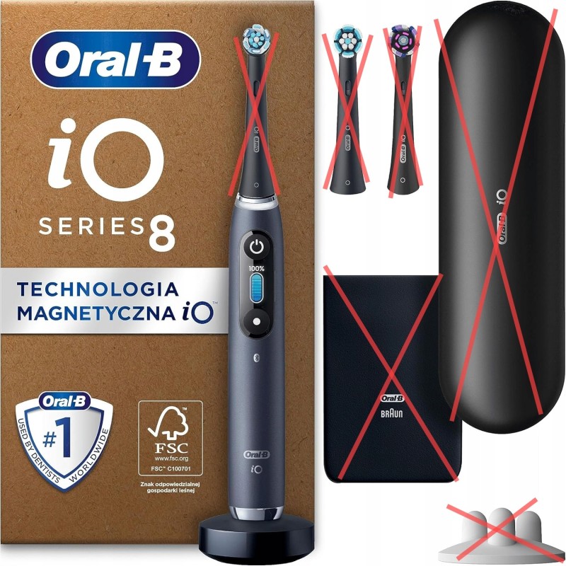 Outlet Szczoteczka elektryczna Oral-B iO 8 magnetyczna bluetooth 3 tryby