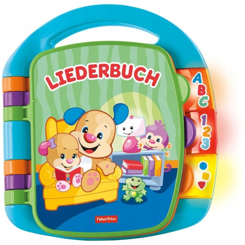 Outlet Fisher-Price CDH40 książeczka interaktywna edukacyjna j.niem 6m+