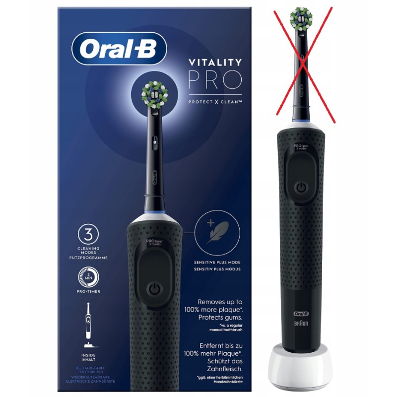 Outlet Oral-B Vitality Pro szczoteczka elektryczna 3 tryby czarna