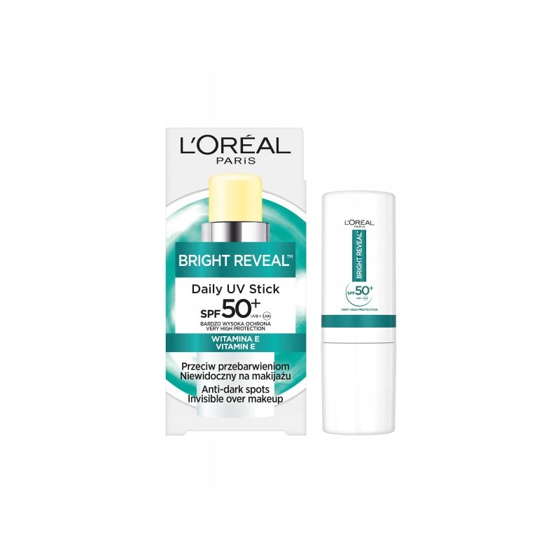 L'Oréal Paris Bright Reveal Stick sztyft z filtrem UV przeciw