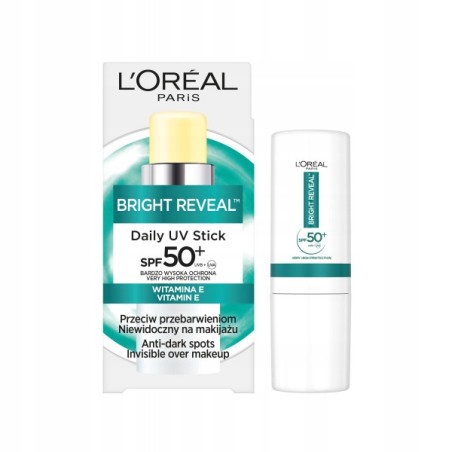 L'Oréal Paris Bright Reveal Stick sztyft z filtrem UV przeciw