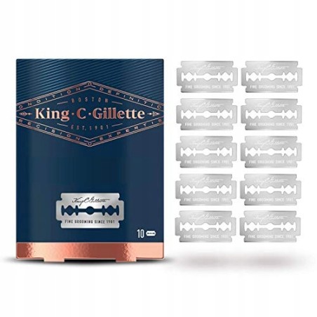 Żyletki do maszynki King C. Gillette do golenia 10 szt