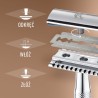 Maszynka na żyletki dwuostrzowe do golenia King C Gillette Double Edge