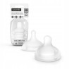 Suavinex SX Pro smoczki do butelek silikonowe XL 6m+ antykolkowe 2 szt