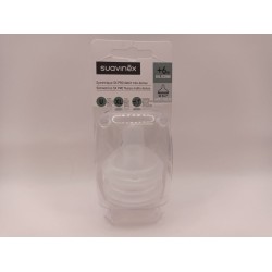 Suavinex SX Pro smoczki do butelek silikonowe XL 6m+ antykolkowe 2 szt