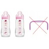 Outlet MAM Easy Active butelki do karmienia niemowląt 330ml 2szt wytrzymałe