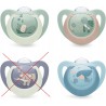 Outlet Smoczki NUK First Choice 6-18m Ortodontyczne Świecące w Ciemności
