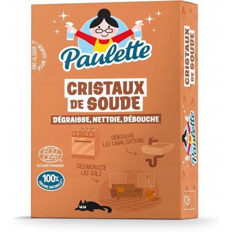 Paulette Odtłuszczacz do Rur Piekarnika Kryształki Sody 1kg Ecocert