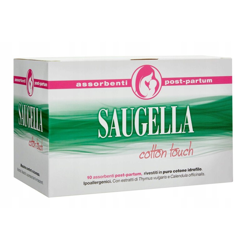 Podpaski poporodowe Saugella Cotton Touch 10 sztuk