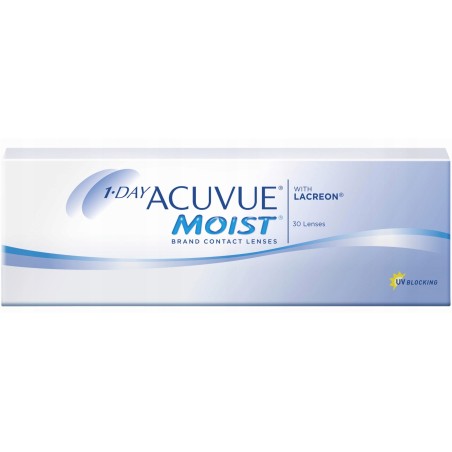 Outlet Soczewki 1-dniowe Acuvue Moist 28 szt. +1.25 9.0 moc