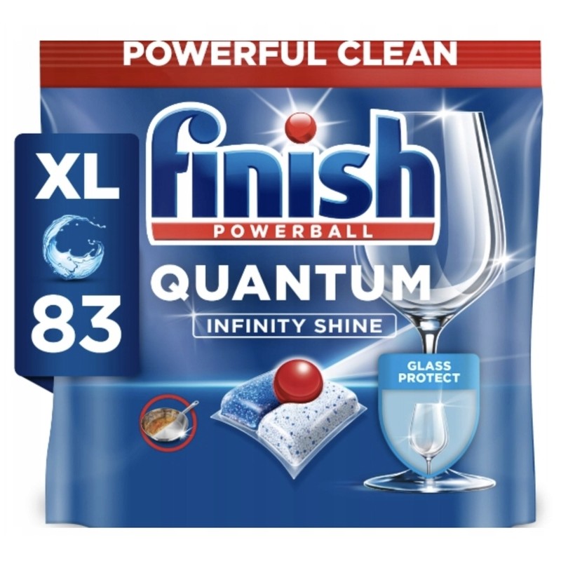 Tabletki do zmywarki z nabłyszczaczem Finish 80 szt. Quantum Infinity Shine