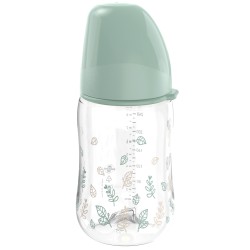NIP CHERRY GREEN butelka PP szeroka kauczuk-M 260ml chłopiec
