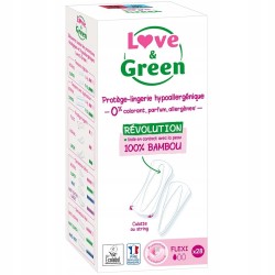Love & Green podpaski Flexi Bawełniane Podpaski 28 sztuk hipoalergiczne