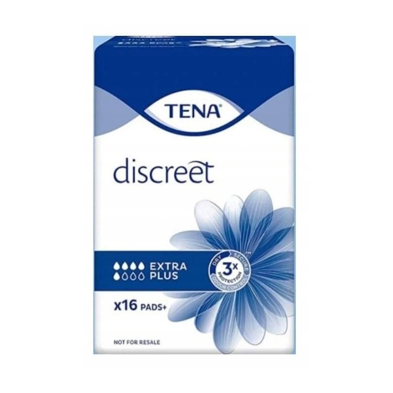 Tena Discreet Extra Plus wkładki urologiczne 16 sztuk extra chłonne