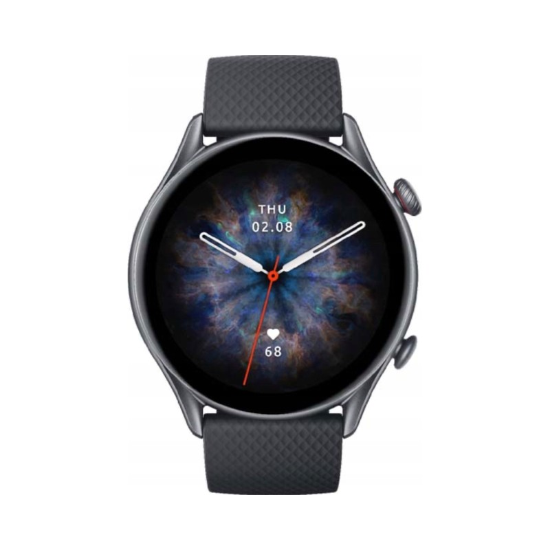 USZKODZONY Smartwatch Amazfit GTR 3 Pro czarny wyświetlacz 1,45" HD AMOLED