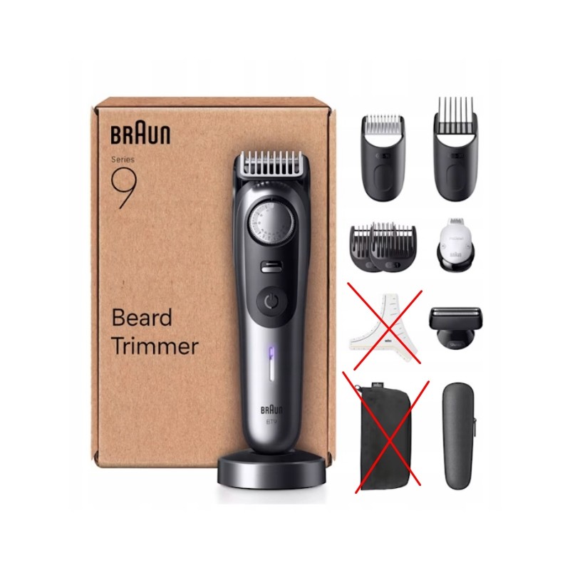 USZKODZONY Braun Series 9 BT9545 trymer do brody ProBlade wodoodporny OPIS