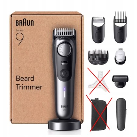 USZKODZONY Braun Series 9 BT9545 trymer do brody ProBlade wodoodporny OPIS