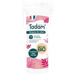 Tadam Płatki Kosmetyczne Okrągłe Bawełna Organiczna GOTS 70 Szt Eko