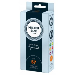 Outlet Prezerwatywy extra cienkie Mister Size Rozmiar 57mm 10 Sztuk