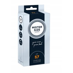 Outlet Prezerwatywy extra cienkie Mister Size Rozmiar 57mm 10 Sztuk