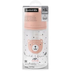 Outlet Suavinex Butelka antykolkowa 270 ml smoczek średni przepływ 3m+