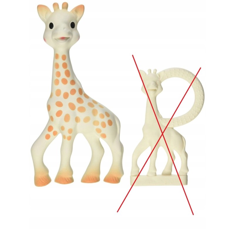 Outlet Żyrafa Sophie Gryzak La Girafe Naturalny Kauczuk 18cm