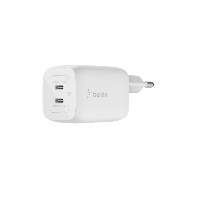 Podwójna Ładowarka Usb C Typ C Belkin 65W OPIS