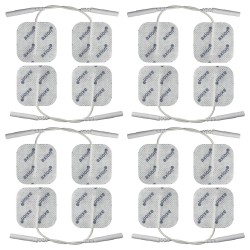 Elektrody żelowe TENS EMS 4x4cm pin 2mm do elektrostymulatora 16 szt. Axion