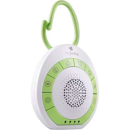 P9963 MYBABY SOUNDSPA PRZENOŚNY USYPIACZ DZIECI 4 DZWIĘKI ZIELONY
