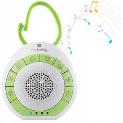 P9963 MYBABY SOUNDSPA PRZENOŚNY USYPIACZ DZIECI 4 DZWIĘKI ZIELONY