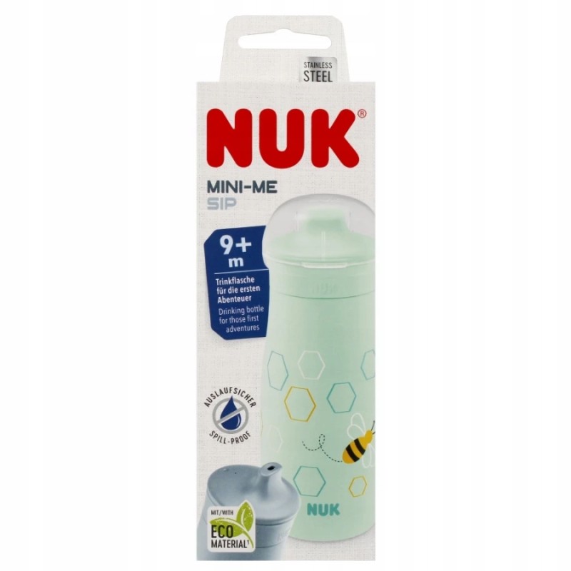 Kubek do picia NUK zielony 300 ml 9m+ Pszczółka