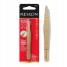 REVLON Gold Series Pęseta Skośna Z Pyłem Diamentowym Złota