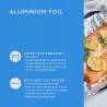 Folia kuchenna aluminiowa by Amazon 30 m x 29 cm odporna na ciepło
