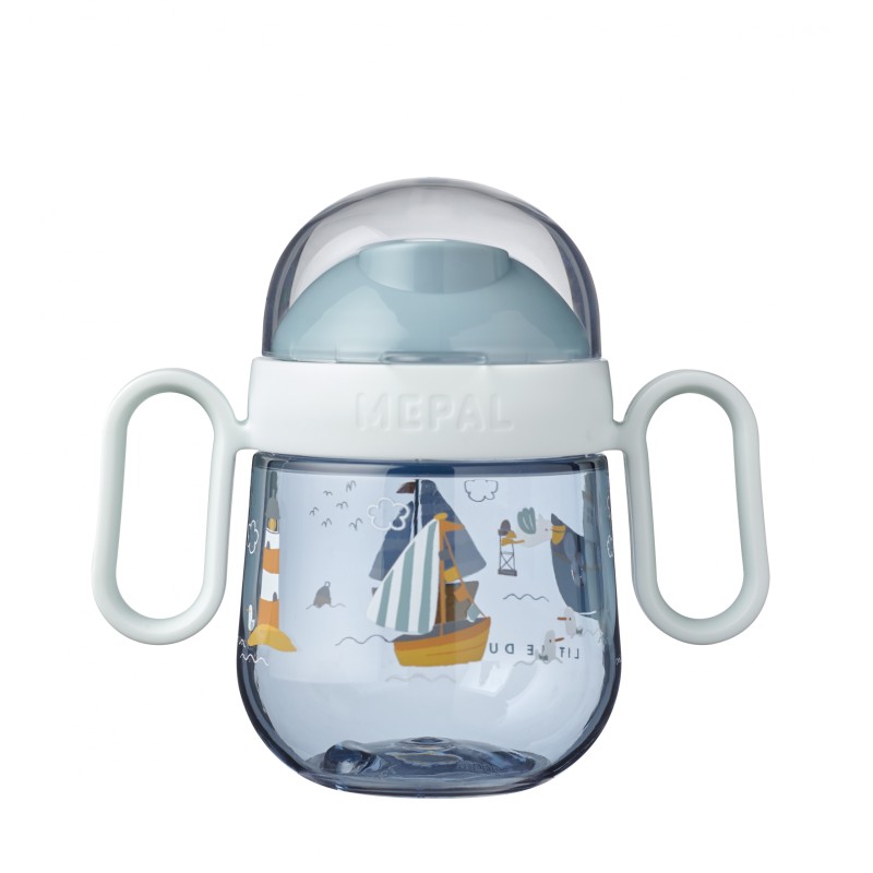 Little Dutch Kubek niekapek dla niemowląt od 6m+ Mio Sailors Bay 200 ml