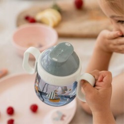 Little Dutch Kubek niekapek dla niemowląt od 6m+ Mio Sailors Bay 200 ml
