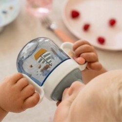 Little Dutch Kubek niekapek dla niemowląt od 6m+ Mio Sailors Bay 200 ml