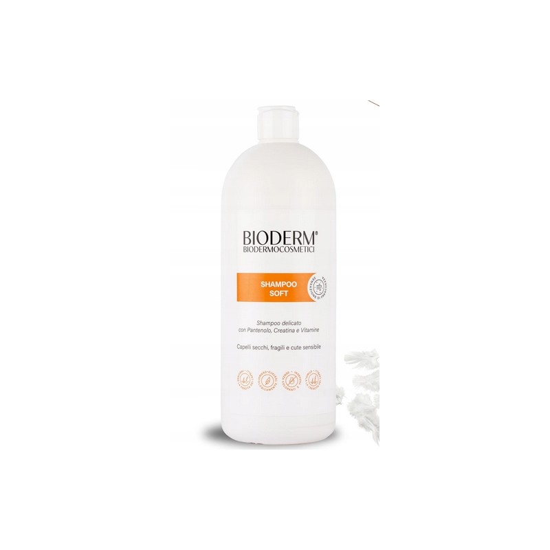 BIODERM BIODERMOCOSMETICI SOFT SZAMPON DO WŁOSÓW 1L IE307