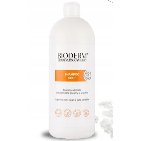 BIODERM BIODERMOCOSMETICI SOFT SZAMPON DO WŁOSÓW 1L IE307