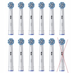 Końcówki do szczoteczki Oral-B Pro Sensitive Clean 11 szt białe