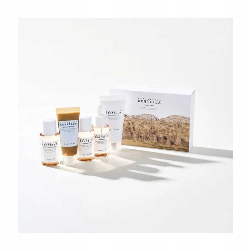 Podróżny Zestaw do pielęgnacji twarzy SKIN1004 Madagascar Centella 5 szt