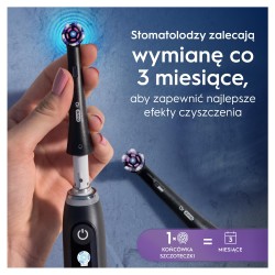Końcówka do szczoteczki elektrycznej Oral-B iO Radiant White Czarne 6 sztuk