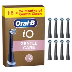 Końcówki do szczoteczek wrażliwe dziąsła Oral-B iO Gentle Care Black 8 szt.
