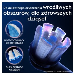 Końcówki do szczoteczek wrażliwe dziąsła Oral-B iO Gentle Care Black 8 szt.