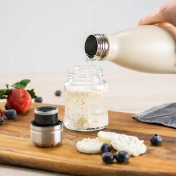 Outlet Termos na napoje Reer 0,5 l ze stali nierdzewnej wytrzymały Beżowy